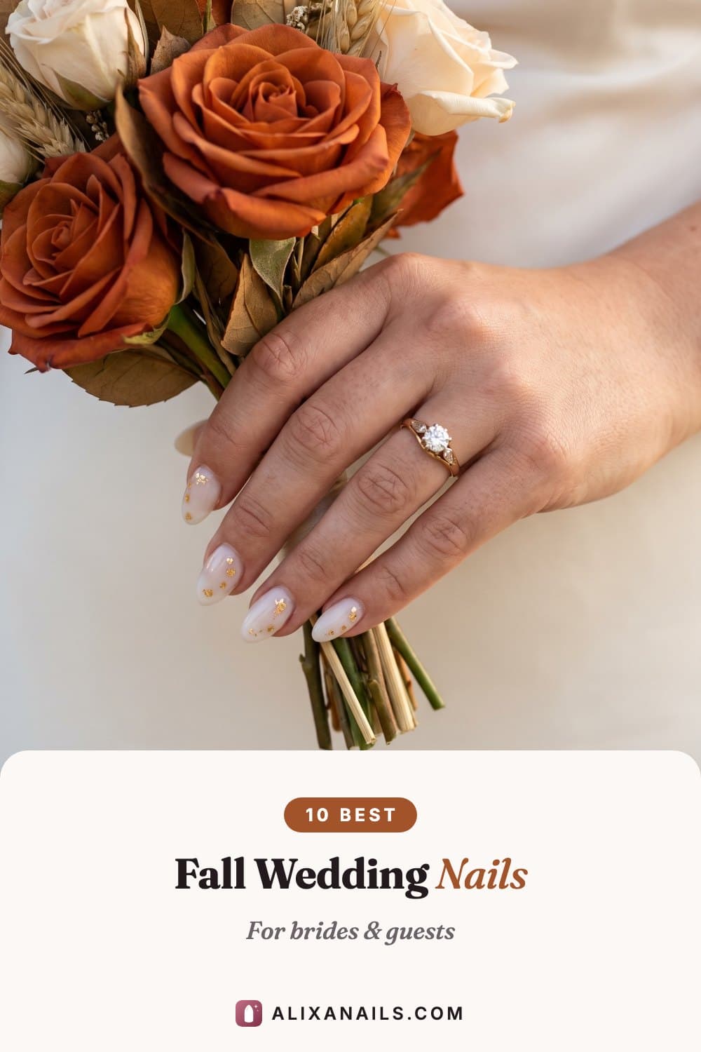10 Fall Wedding Nail Ideas — for brides and guests, alixanails.com