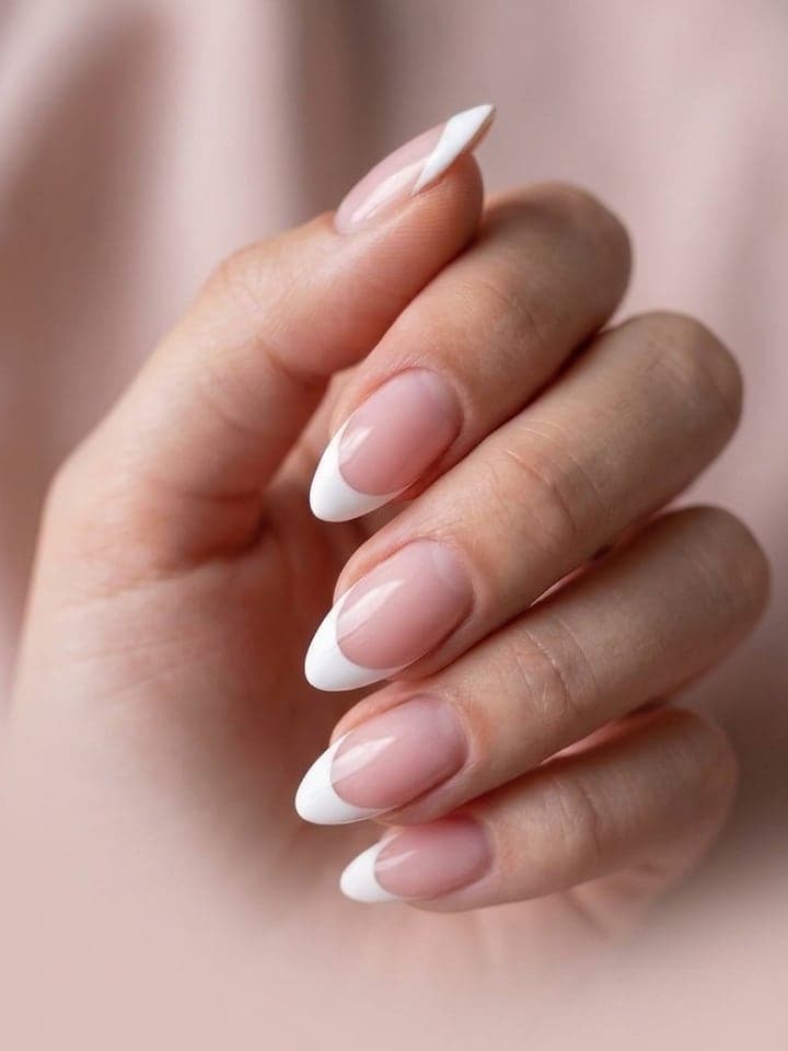 Cover of the story: Classic French Tip Nails at Home: Almond French in 4 Steps