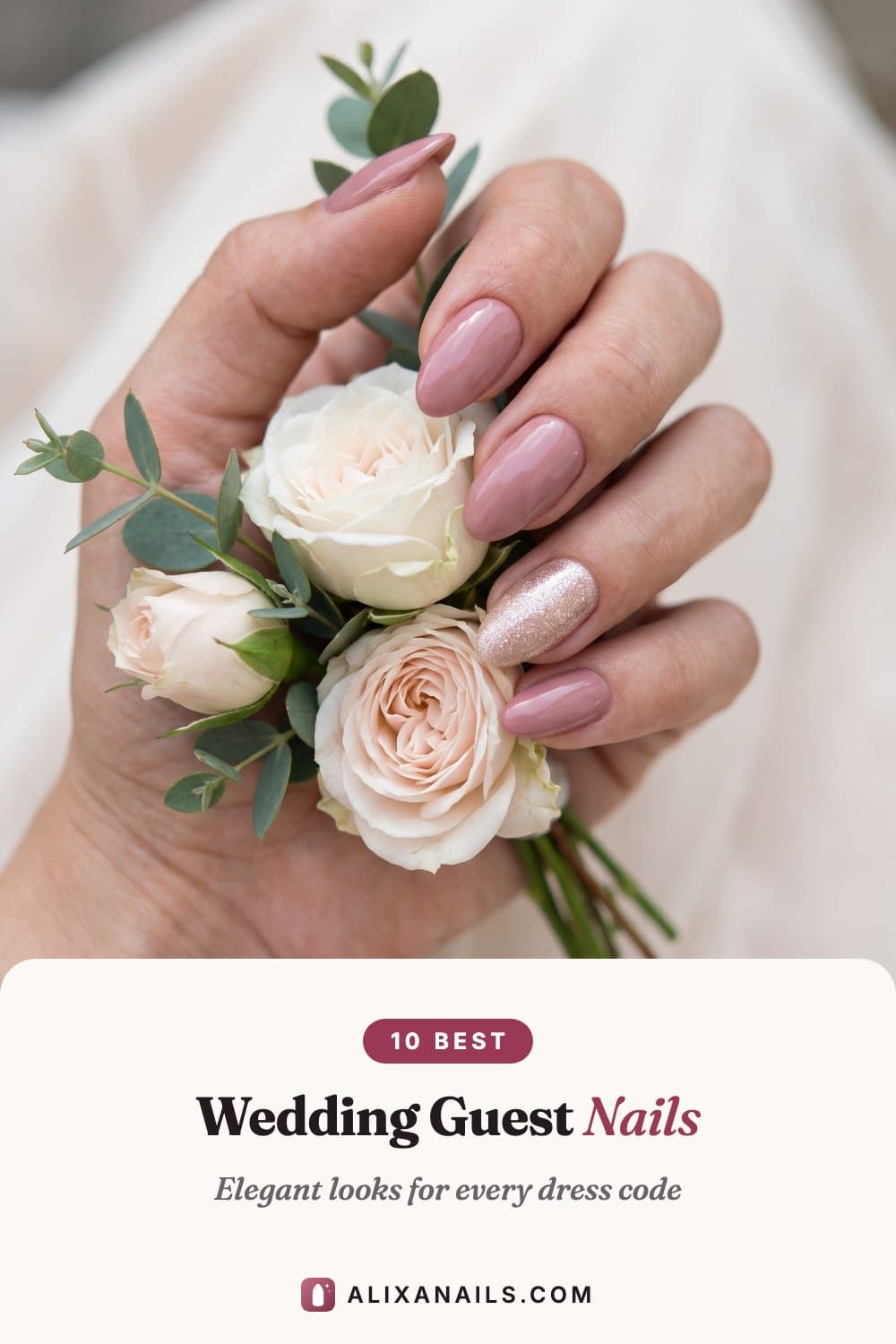 10 Best Wedding Guest Nail Ideas — elegant looks for every dress code, alixanails.com