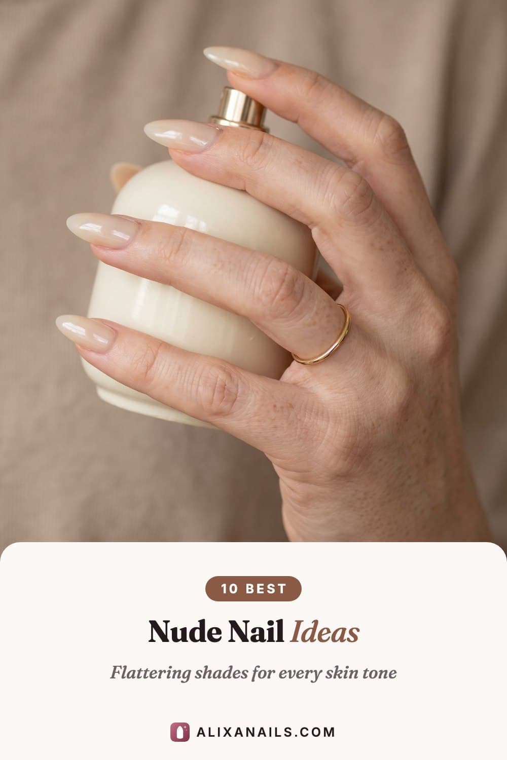 10 Best Nude Nail Ideas — flattering shades for every skin tone, alixanails.com
